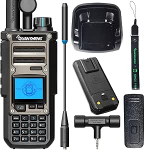 UAYESOK QUANSHENG TK-11(8) VHF/UHF Dual Band 10W Walkie Talkie 999 kanaliga, C-t&uuml;&uuml;pi laadimisport ja 3000 mAh aku, multibandne vastuv&otilde;tmine ja saatmine, spektrianal&uuml;saator, professionaalne raadiojaam