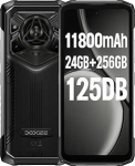 DOOGEE Outdoor nutitelefon Blade 20 Pro, 24 GB + 256 GB, 125 dB k&otilde;lar (3,5 W), 11800 mAh aku ja 15,8 mm &otilde;huke, 50 MP + 20 MP &ouml;&ouml;n&auml;gemine, Android 15 Gemini AI, 6,6-tolline HD+, 3 kaardipesa, GPS NFC