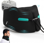 Joscoal Travel Neck Pillow, Comfort Travel Pillow, Car Headrest, Luxurious Airplane Chin Support, Travel Pillow, Memory Foam, Support Function, Ideal for Travel, Office, Cars. Size M (34-40 cm Neck