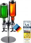 Bar Butler for Spirits Bottle Holder for Drinks 4cl Dispenser Drink Dispenser Bar Bottle Holder Portioning Drinks Drinks Dispenser (4-Way Bottle Holder)