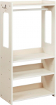 ECR4Kids TrendiTot Children's Clothes Rack, White Wash