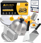 Smash Burger Smasher Set of 7 | Smash Burger Kit Hamburger ja k&ouml;&ouml;gitarbed Roostevabast terasest | Burger Press Hamburger Press Hamburger Press Hamburger Press