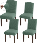 Granbest High Stretch Chair Covers, Universal Fit Jacquard Dining Room Chair Covers, eemaldatavad tooli kaitsjad s&ouml;&ouml;gitoa, k&ouml;&ouml;gi, restorani ja hotelli jaoks (4 komplekt, Matcha Green)