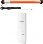 3T-MOTORS 3T45-50RX Juhtmevaba markiisimootor kuni 8 m pikkustele liigendmarkiisidele, 100 kg t&otilde;mbej&otilde;ud, 50 Nm p&ouml;&ouml;rdemoment - sisaldab juhtmevaba k&auml;sisaatjat, adapterikomplekti 78 mm ja kinnitust.