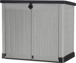 Keter Store It Out Ace 1200L hoiukast Ilmastikukindel ja lukustatav UV-kindel h&uuml;drauliline kaas Hall 145,5 x 82 x 123,5 cm