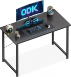 ODK v&auml;ike laud, 100 x 48 cm arvutilaud, kontorilaud &otilde;ppet&ouml;&ouml;ks, magamistuppa, elutuppa, kontorisse, kirjutuslaud, v&auml;ike kaasaegne puidust arvutilaud, kontorilaud koju, kontorisse, must