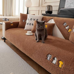 Diivanikate U-kujuline L-kujuline nurk, diivanikate Sobib 3/4/2/1 istmetele Diivanikate Libisematu diivanikate Kaitse kriimustuste eest kassidele ja koertele Diivanikate (A-7.70 x 150 cm)