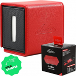 Quiver Time Citadel Red Deck Box MTG kaartide ja teiste TCG m&auml;ngude jaoks - Premium Commander Deck Box, 100+ kaardi hoiukarp kaartidele, t&auml;ringutele ja žetoonidele, reguleeritav jaotur, magnetiline sulgemine