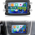 2G + 64G GOHHDL Android autoraadio Renault Dacia Logan Duster Sandero Lodgy Capture Symbol Lada Xray koos Navi Carplay Android autoga, 7-tolline autoekraan koos GPS WiFi BT FM/RDS tagurduskaameraga MIC