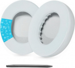 YunYiYi jahutusgeeli asendusk&otilde;rvapadjad, mis &uuml;hilduvad Bose QuietComfort Ultra k&otilde;rvaklappidega, k&otilde;rvapadjad hingava j&auml;&auml;siidikangaga, m&auml;luvahuga k&otilde;rvaklapi osad (valge)