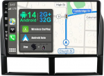 BXLIYER Android 14 IPS autoraadio sobib Jeep Grand Cherokee WJ (1998-2004) - Sisseehitatud CarPlay Android auto - tasuta kaamera - 2G + 32G - 9-tolline 2 DIN - DSP DAB roolijuhtimispult WiFi Fast Boot