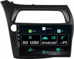 MISONDA Android 14 autoraadio meediam&auml;ngija 2 DIN puuteekraaniga 9-tolline Honda Civic Hatchback 2006-2011 Integreeritud GPS + DSP + Carplay tugi DAB + WLAN BT SWC Carplay USB RDS-6G + 128G