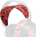 WC HeadbandZ Arctis Nova V2 - t&auml;iustatud lai silikoonist peapael, mis &uuml;hildub Wicked Cushions Arctis Nova k&otilde;rvaklappidega | Laiem kaalujaotuse disain | Red Camo