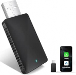 Traadita Carplay adapter 2-in-1 CarPlay/Android autole koos Type-C adapteriga, viivitusevaba traadita Carplay, Plug and Play, &uuml;hildub peaaegu iga autoraadioga