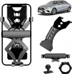 TTCR-II &uuml;hilduv mobiiltelefoni hoidikuga Mercedes Benz A-klass W177 V177 2019-2025/CLA C118 X118 2020-2024, 360&deg; p&ouml;&ouml;ratav reguleeritav nutitelefoni mobiiltelefoni hoidik W177 ventilatsiooni v&otilde;rega hoidik