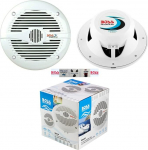 2 Boss Audio MR60W 2-Way 6.50 Inch 16.50 cm 165 mm 100 Watt RMS 200 Watt Max veekindel Sea Pool Boat paari kohta + 5 tasuta kleepsu