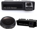 Dynavsal 1280 x 720 Pixel 1000TV Lines Starlight Super Pro Lens Backup Camera, Night Vision Parkimisandur tagurdamise s&uuml;steem, Trunk handlle auto tagurdamise kaamera tagurdamise kaamera A6L/Q7/A3/A4/A6L/8E jaoks