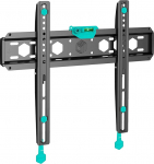 ONKRON FM5-B lame teleri seinakinnitus 35-65-tollise teleri jaoks kuni 68 kg, Ultra Slim TV-kinnitus fikseeritud, teleri seinakinnitus VESA 75 x 75-400 x 400, universaalne teleri seinakinnitus mustana