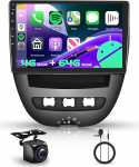 4G 64G Android autoraadio stereo Toyota Aygo 2004-2014/Peugeot 107 10-tolline puuteekraaniga GPS navigatsioon Bluetooth USB m&auml;ngija FM raadio
