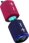 Bluetooth Lautsprecher mit Licht, Tragbarer 2-in-1 magnetischer Bluetooth 5.3 Musikbox, 20W Dual Lautsprecher, 24 Std Akku, IPX6 wasserdicht, TWS Paarung, AUX, TF Karte, Geeignet Outdoor/Party/Reisen