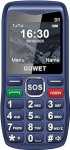 A2 2G Mobile Seniorenhandy ohne Vertrag, Gro&szlig;kapazit&auml;tsakku, Lange Standby-Zeit, Rentner Handy gro&szlig;e Tasten, Dual SIM mit Notruftaste, Blau