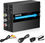 EASYCEL HDMI S-Video RCA konverter koos kaabliga, komposiit AV CVBS adapter (alumiinium)