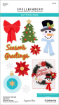 Spellbinders S6-219 Suzanne Hue Metal j&otilde;ulup&auml;rja s&ouml;&ouml;vitatud stantsid S6-219 Christmas Wreath Add-Ons