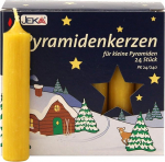 24 v&auml;ikese p&uuml;ramiidk&uuml;&uuml;nla pakend naturaalne umbes 14 x 74 mm (24 x 24 tk) J&otilde;uluk&uuml;&uuml;nlad, advendik&uuml;&uuml;nlad, j&otilde;uluk&uuml;&uuml;nlad, kuusk&uuml;&uuml;nlad, puuk&uuml;&uuml;nlad