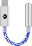 Girftu JCALLY JM6 Pro USB C Type-C 3,5 mm Dual DAC CX31993 MAX97220 k&otilde;rvaklappide digitaalne heli kaasaskantav dekodeerimisv&otilde;imendi HiFi DAC mobiilne k&otilde;rvaklappide adapter (sinine)