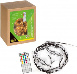 Idena 30522 LED oksad, haldjatuled 120 RGB valgusdioodiga 16 valgusv&auml;rviga, kaunistus v&auml;lis- ja siseruumidesse, umbes 2 m suur, 3 taimeri režiimi ja 7 valgusfunktsiooni, seinakaunistuseks ja valgustusena