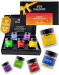 Hallingers Genuss Manufaktur Bread Spice Gift Set - 5 Premium Spices for Bread, Grilling & BBQ in Elegant Gift Box, Handmade, Spice Set "Bread Backlust", Kingitusidee Hobby Baker, Christmas