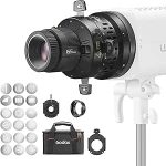 GODOX BP-SE LED-projektsioonitarvik, Bowens Mount Snoot Spotlight GOBO projektor (BP-SE65)