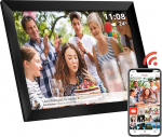 Atlantis WiFi digitaalne pildiraam, 10-tolline puuteekraan, fotode ja videote jagamine rakenduse kaudu, digitaalne foto, automaatne p&ouml;&ouml;ramine, kell ja ilm, m&auml;lu 1GB RAM + 16GB fotode jaoks