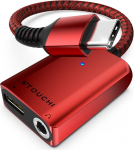 USB C k&otilde;rvaklappide adapter ja laadimine, Stouchi USB Type C kuni 3,5 mm Jack Aux adapter, Hi Res DAC, turvaline 30 W kiirlaadimine, &uuml;hildub iPhone 15 Pro/Max, Samsung Galaxy S23 S22, iPad Air/Pro/Mini,