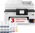Canon Maxify GX2050 tindiprinter 4-in-1 multifunktsionaalne seade DIN A4 (printer, skanner, koopiamasin, faks, ADF, 600 x 1200 DPI, Wi-Fi, USB, kahepoolne printimine, 250 lehe kassett) koos 6 tindipudeliga.
