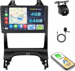 Hikity Android 15 4+64GB Autoradio f&uuml;r Peugeot 3008 2009-2015 mit 9 Zoll Incell Touchscreen, Autoradio 2DIN mit Wireless Carplay Android Auto, FM/RDS Radio BT GPS WiFi R&uuml;ckfahrkamera + MIC