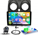 4G + 128G autoraadio Android 15 Nissan Qashqai J10 2006-2016, 9-tolline HD puuteekraan koos juhtmevaba Carplay Android autoga, autoraadio tugi GPS Wi-Fi USB Bluetooth FM RDS kaamera