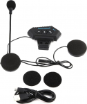 Motorrad Headset, Bluetooth 5.0 Freisprecheinrichtung BT12 EDR/CSR Bluetooth-Motorrad-Kopfh&ouml;rer, Motorrad-Lautsprecher, toetab Freisprechanrufe