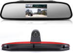 Transporter veekindel 3. pidurituli tagantvaate kaamera + 4,3-tolline TFT LCD tahavaatepeegel Mercedes Benz Vito W447 111 114 116 CDI Double Doors Cargo Van Box Tourer Bus 2014/10-2024 jaoks