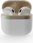 Gembird GMB-Audio juhtmevabad TWS k&otilde;rvaklapid, valged/kuldsed - Bluetooth 5.0, 12 tundi aku kestvust, k&auml;ed-vabad funktsioon, USB-C kiirlaadimine, LED-ekraan sujuvaks helikogemuseks
