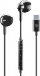 Music Sound | Juhtmega kapselk&otilde;rvaklapid | Kapselk&otilde;rvaklapid koos kaabli ja sisseehitatud mikrofoniga - USB-C port - 1,2 m takistuskaabel - V&auml;rv: must