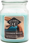Candle Brothers suur l&otilde;hnak&uuml;&uuml;nal klaasist, Cashmere Breeze, lillel&otilde;hnaline k&uuml;&uuml;nal, pikk p&otilde;lemisaeg (100 H), mitme tahtega k&uuml;&uuml;nal, k&uuml;&uuml;nlad rohelised