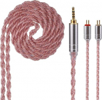 Yinyoo k&otilde;rvaklappide uuendamise kaabel Stereo k&otilde;rvaklappide helikaabli uuendamine 6 s&uuml;damiku vaskplaadiga k&otilde;rvaklappide asendus helikaabel 0,78 mm 2 tihvtidega KZ ZST ES4 ZS6 ED16 ZS10 ZSA TFZ TRN V80 (2 Pin 2.5) jaoks.