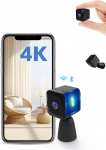 AOBOCAM WiFi Spy Camera 4K HD Mini Indoor Outdoor Wireless Surveillance Camera with Discreet Distance Mini Motion Detection Night Vision Long Batteries