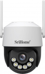 SRIHOME 8MP 2.4/5GHz PTZ turvakaamera WiFi v&auml;ljas 3X elektrooniline zoom automaatne tuvastamine inimese tuvastamine heli &ouml;&ouml;n&auml;gemine kahesuunaline