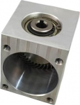 VAYEODEYU Getriebe, 1 st&uuml;ck Aluminium 90 Grad Lenkung Spiralkegelgetriebe 15T 30T 1,5 Modul 8mm 10mm Nut L&ouml;cher