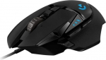Logitech G502 HERO m&auml;nguhiir (HERO sensoriga, RGB, 16 000 DPI, 11 programmeeritavat nuppu, s&uuml;learvuti ja PC arvutihiir, 5 kohandatavat kaalu, tasakaalu h&auml;&auml;lestus, ELi pakend) must