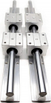 Professionelle Linearf&uuml;hrung, 2 St&uuml;ck SBR12/SBR16/SBR20, pikkus 250 mm - 1600 mm + 4 St&uuml;ck SBR12UU/SBR16UU/SBR20UU, Linearbloke CNC-teile (Sbr12uu,300mm)