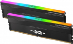 Silicon Power DDR5 64GB (2x32GB) RGB 6000MT/s (PC5-48000) 288-pin CL30 1.35V UDIMM lauaarvuti m&auml;lumoodul RAM SP064GXLWU60AFDF Must RGB