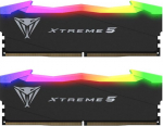 Patriot Viper Xtreme 5 RGB DDR5 RAM 32GB (2 x 16GB) 8000MT/s CL38 UDIMM lauaarvuti m&auml;ngum&auml;lu komplekt - PVXR532G80C38K